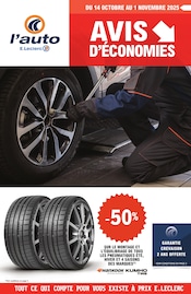 Catalogue Supermarchés E.Leclerc en cours à Loulay et alentours, "AVIS D'ÉCONOMIES", 8 pages, 14/10/2025 - 01/11/2025
