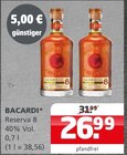 Reserva 8 im Angebot bei Getränke Quelle Weydringer in Lehrte Reserva 8 Angebote von Bacardi bei Getränke Quelle Weydringer Lehrte für 26,99 €
