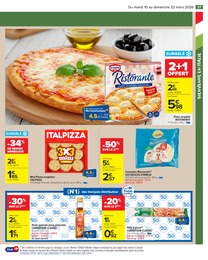 Offre Pizza surgelée dans le catalogue Carrefour Market du moment à la page 39