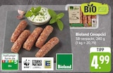 Cevapcici im Angebot bei E center in Ravensburg Cevapcici Angebote von Bioland bei E center Ravensburg für 4,99 €