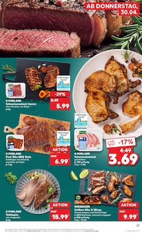 Rindfleisch im Kaufland Prospekt "Aktuelle Angebote" mit 62 Seiten (Chemnitz)