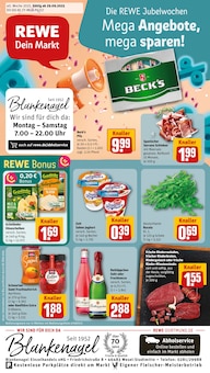 Aktueller REWE Prospekt "Dein Markt" Seite 1 von 34 Seiten für Wesel