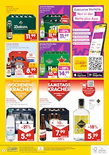 Erdinger im Netto Marken-Discount Prospekt "DER ORT, AN DEM DU IMMER AUSGEZEICHNETE PREISE FINDEST." mit 2 Seiten (Krefeld)