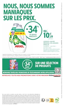 Promo Lessive dans le catalogue Intermarché du moment à la page 12