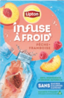 Infusion à froid pêche-framboise - LIPTON en promo chez Aldi Infusion à froid pêche-framboise - LIPTON dans le catalogue Aldi