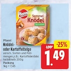 Knödel- oder Kartoffelteige von Pfanni für 1,49 € bei EDEKA im Angebot Knödel- oder Kartoffelteige von Pfanni im aktuellen EDEKA Prospekt