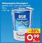 Naturjoghurt 0,1% Fett im Angebot bei Netto Marken-Discount in Löhne Naturjoghurt 0,1% Fett Angebote von Weihenstephan bei Netto Marken-Discount Löhne für 0,99 €
