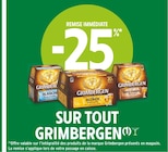 -25% remise immédiate sur tout GRIMBERGEN à Intermarché dans Curciat-Dongalon -25% remise immédiate sur tout GRIMBERGEN à Intermarché dans Curciat-Dongalon