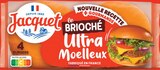 Burger ultra moelleux x4 brioché - JACQUET dans le catalogue Intermarché Super