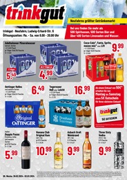 Aktueller Trinkgut Prospekt, "Neufahrns größter Getränkemarkt", mit Angeboten der Woche, gültig von 26.02.2024 bis 26.02.2024