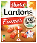 Lardons Fumés Conservation Sans Nitrite - Herta en promo chez Intermarché Express Lardons Fumés Conservation Sans Nitrite - Herta dans le catalogue Intermarché Express