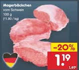 Magerbäckchen Angebote bei Netto Marken-Discount Freiberg für 1,19 €