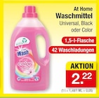 Waschmittel Universal von At Home für 2,22 € bei Zimmermann im Angebot Waschmittel Universal von At Home im aktuellen Zimmermann Prospekt