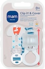 Schnullerband Clip it! & Cover blau im Angebot bei dm-drogerie markt in Fürth Schnullerband Clip it! & Cover blau Angebote von mam bei dm-drogerie markt Fürth für 7,45 €