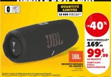Enceinte portable JBL Charge 5 - JBL en promo chez Super U Enceinte portable JBL Charge 5 - JBL dans le catalogue Super U