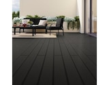 Lame composite de terrasse NEVA anthracite - 220 x 14,5 cm à Brico Dépôt dans Lœuilly