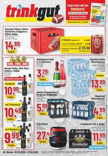 Trinkgut Wipperfürth Prospekt der aktuellen Woche, gültig von 02.02.2026 bis 07.02.2026 Aktueller Trinkgut Wipperfürth Prospekt "Aktuelle Angebote" mit 10 Seiten