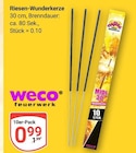 Riesen-Wunderkerze im Angebot bei GLOBUS in Bochum Riesen-Wunderkerze Angebote von Weco Feuerwerk bei GLOBUS Bochum für 0,99 €