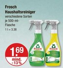 Haushaltsreiniger im Angebot bei V-Markt in Regensburg Haushaltsreiniger Angebote von Frosch bei V-Markt Regensburg für 1,69 €
