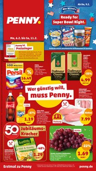 Penny-Markt Dortmund Prospekt der aktuellen Woche, gültig von 06.02.2023 bis 12.02.2023 Aktueller Penny-Markt Dortmund Prospekt "Ready for Super Bowl Night." mit 36 Seiten