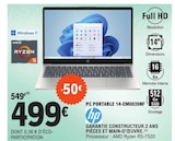 PC Portable 14-EM0039NF - hp en promo chez E.Leclerc Boulogne-sur-Mer à 499,00 €