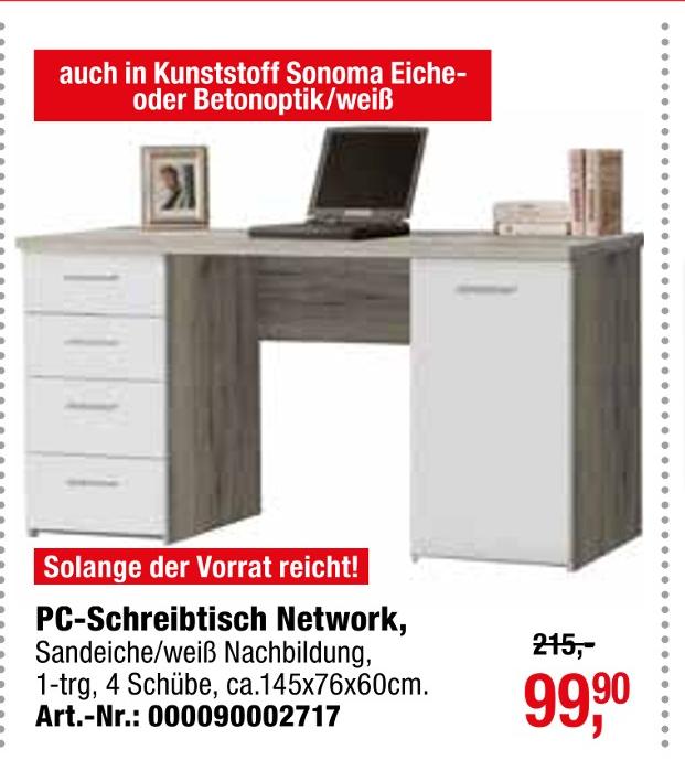 Opti-Wohnwelt Würzburg - PC-Schreibtisch Network PC-Schreibtisch Network Angebot bei Opti-Wohnwelt Würzburg im Prospekt WOHNIDEEN FÜR IHR ZUHAUSE