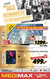 MEDIMAX Prospekt für Berlin mit 8 Seiten MEDIMAX Prospekt für Berlin: "DAS SCHÖNSTE ZU WEIHNACHTEN", 8 Seiten, 13.12.2024 - 20.12.2024