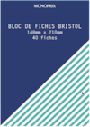 Bloc de fiches Bristol A5 - MONOPRIX dans le catalogue Monoprix Forum Des Halles