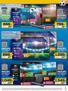 Fernseher im EURONICS Prospekt "GENAU RICHTIG. UNSERE VOLLTREFFER ZUR WM." mit 20 Seiten (Arnsberg)