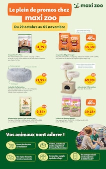 Catalogue Maxi Zoo de la semaine "Ouverture" avec 2 pages, valide du 29/10/2025 au 05/11/2025 pour Servon et alentours Prospectus Maxi Zoo de la semaine "Ouverture" avec 2 pages, valide du 29/10/2025 au 05/11/2025 pour Servon et alentours