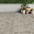 Carrelage de sol exterieur "ciottolino" en promo chez Brico Dépôt Levallois-Perret à 11,69 €