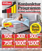 Höffner Prospekt für Dresden mit 8 Seiten Höffner Prospekt für Dresden: "Konjunktur-Programm", 8 Seiten, 01.07.2020 - 28.07.2020