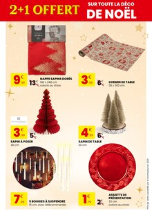 Promotion Décoration Table dans le prospectus Stokomani, valable du 09/12/2025 au 14/12/2025 Promo Décoration Table dans le catalogue Stokomani du moment à la page 12