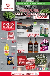 Selgros Prospekt: "cash & carry", 24 Seiten, 31.10.2024 - 06.11.2024