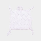 Doudou ours carré effet velours blanc bébé en promo chez La Halle Saint-Denis à 3,99 €