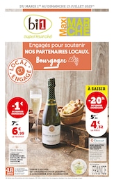 Catalogue Bi1 à Sombernon, avec 20 pages Prospectus Bi1 à Sombernon, "Engagés pour soutenir NOS PARTENAIRES LOCAUX.", 20 pages, 01/07/2025 - 13/07/2025