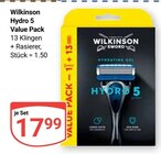Hydro 5 Value Pack im Angebot bei GLOBUS in Duisburg Hydro 5 Value Pack Angebote von Wilkinson bei GLOBUS Duisburg für 17,99 €