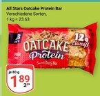 Oatcake Protein Bar Angebote von All Stars bei GLOBUS Duisburg für 1,89 €