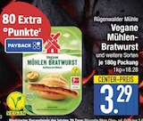 Vegane Mühlen-Bratwurst im Angebot bei EDEKA in Augsburg Vegane Mühlen-Bratwurst Angebote von Rügenwalder Mühle bei EDEKA Augsburg für 3,29 €