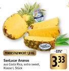 Ananas Angebote von SanLucar bei EDEKA Mannheim für 3,33 €