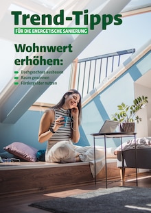 Aktueller Schröder Bauzentrum Prospekt für Huje und Ungebung, Seiten zum blättern Schröder Bauzentrum Prospekt Trend-Tipps für die energetische Sanierung mit Seiten in Huje und Umgebung