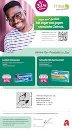 Aktueller mea - meine apotheke Apotheken Prospekt für Ergoldsbach: Unsere Juni-Angebote mit 4} Seiten, 01.06.2025 - 30.06.2025