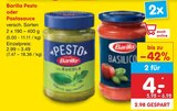 Pesto oder Pastasauce Angebote von Barilla bei Netto Marken-Discount Rostock für 4,00 €