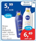 Q10 Bodymilk oder -lotion von Nivea im aktuellen budni Prospekt