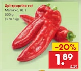 Aktuelles Spitzpaprika rot Angebot bei Netto Marken-Discount in Osnabrück ab 1,89 €