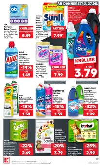 Katzenfutter im Kaufland Prospekt "Hier bin ich richtig" mit 71 Seiten (Moers)