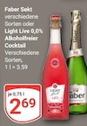 Sekt Angebote von Faber bei GLOBUS Gera für 2,69 €