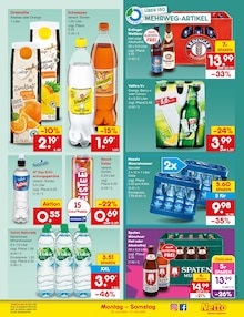 Mineralwasser im Netto Marken-Discount Prospekt "Aktuelle Angebote" mit 67 Seiten (Mannheim)