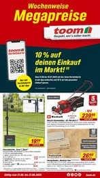 Baumarkt Prospekt von toom Baumarkt in Oldenburg Aktueller toom Baumarkt Baumärkte Prospekt für Oldenburg: Respekt, wer's selber macht. mit 16} Seiten, 21.06.2025 - 27.06.2025