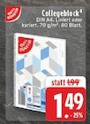 Collegeblock im Angebot bei E center in Voerde Collegeblock Angebote von GUTE GÜNSTIG bei E center Voerde für 1,49 €